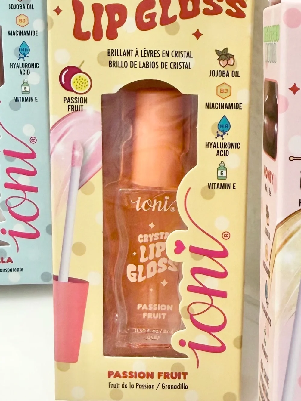 (Yellow Packaged) ioni PASSIONFRUIT Crystal Lip Gloss